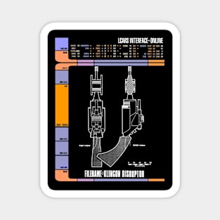 Computer Readout Showing Disruptor Weapon Magnet