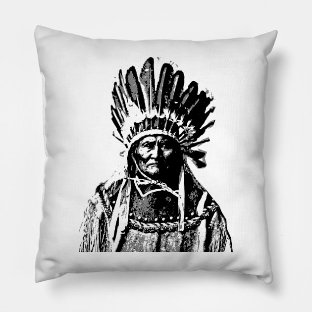 GERONIMO-3 Pillow by truthtopower