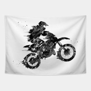 Motocross Dirt Bike Tapestry