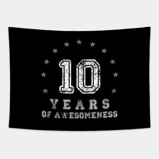 Vintage 10 years of awesomeness Tapestry