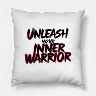 motivational quote warrior Pillow