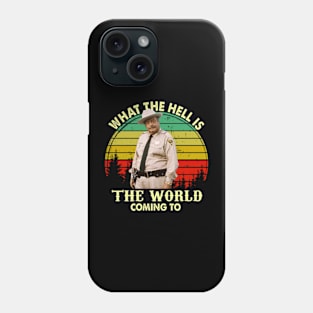 What The Hell Is The World Coming To , Vintage Movie , John Vintage Wayne Phone Case