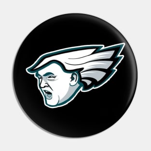 Philadelphia Eagles Trump Parody Pin