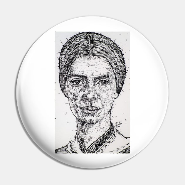 EMILY DICKINSON ink portrait Pin by lautir