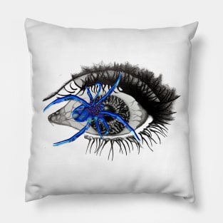 Blue Flowers Pillow