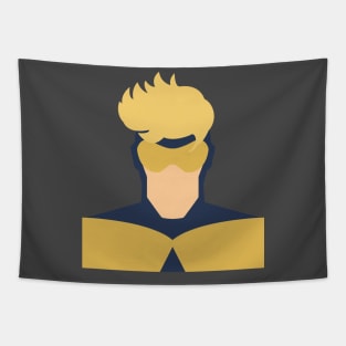 Minimal Booster Gold Portrait Tapestry