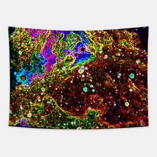 Black Panther Art - Glowing Edges 614 Tapestry