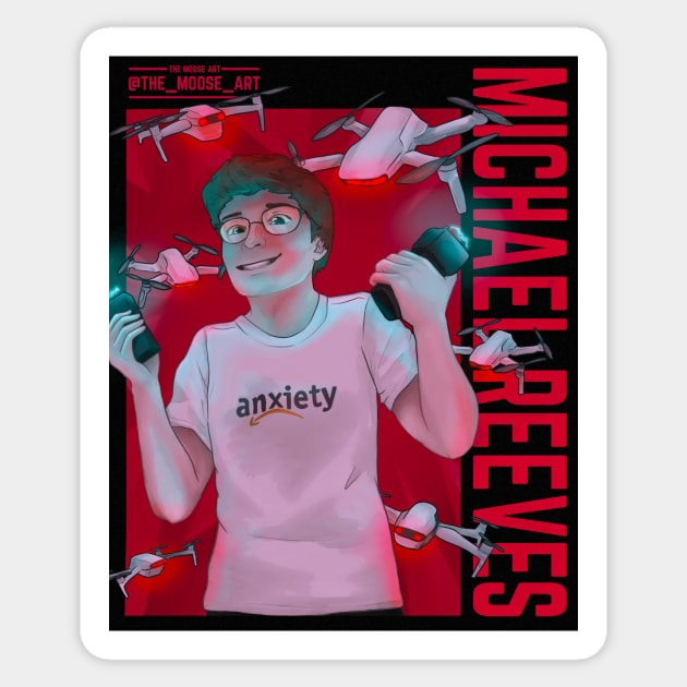 Michael Reeves Art - Michael Reeves - Sticker | TeePublic