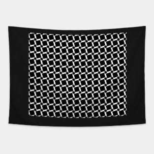 Decorative Black and White Pattern Tapestry