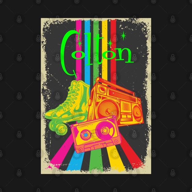 Colton Vintage 80's Skates Boombox by heybert00