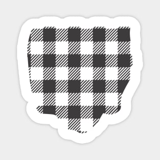 Buffalo Plaid Christmas Magnet