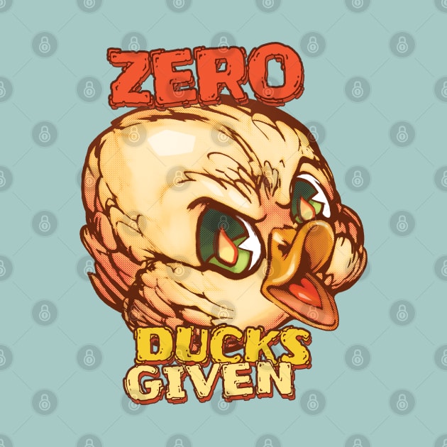 Zero Ducks Given retro art by Still Winter Craft