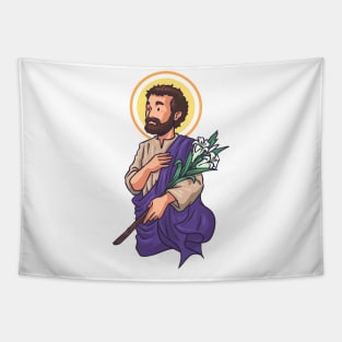 Saint Joseph Jesus Tapestry