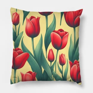 Tulip Flower Pillow