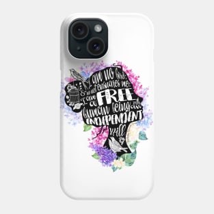 Jane Eyre - I Am No Bird Phone Case