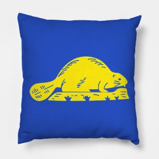 Flag of Oregon - Just The Beaver Pillow