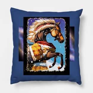 Jumping Horse Anime Pillow