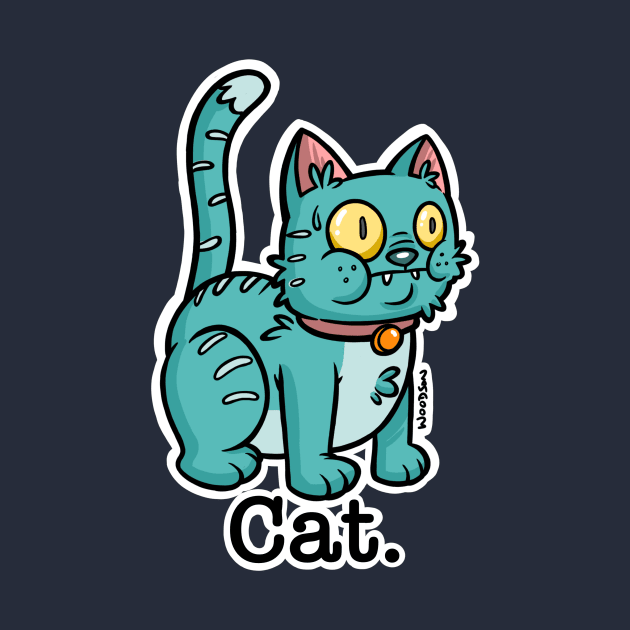 cat by Woodsonart