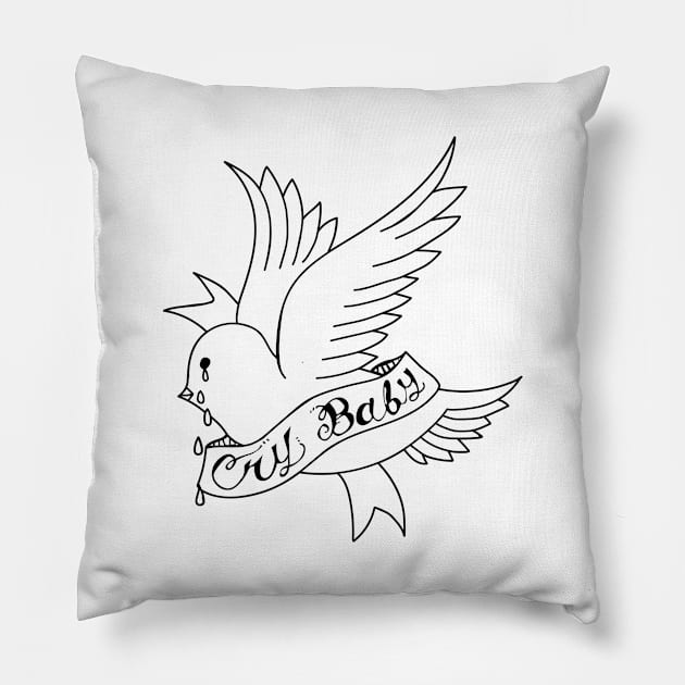 Cry Baby Pillow by matheasland