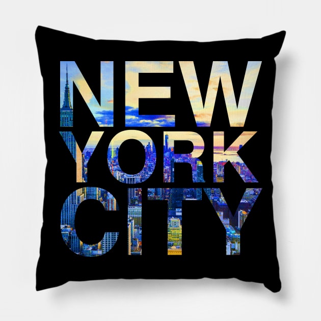 New York City Pillow by EnragedBird