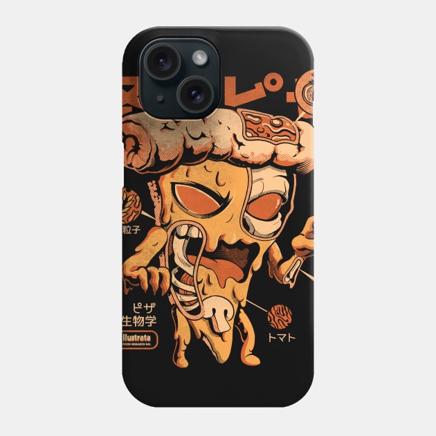 Pizzazilla X-ray Phone Case by Ilustrata