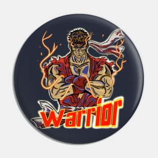 Super Power Warrior Pin