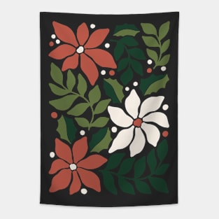 Christmas Flowers Tapestry