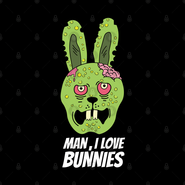 Funny zombie bunny by Sourdigitals