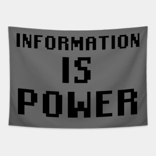 Information Is Power Tapestry