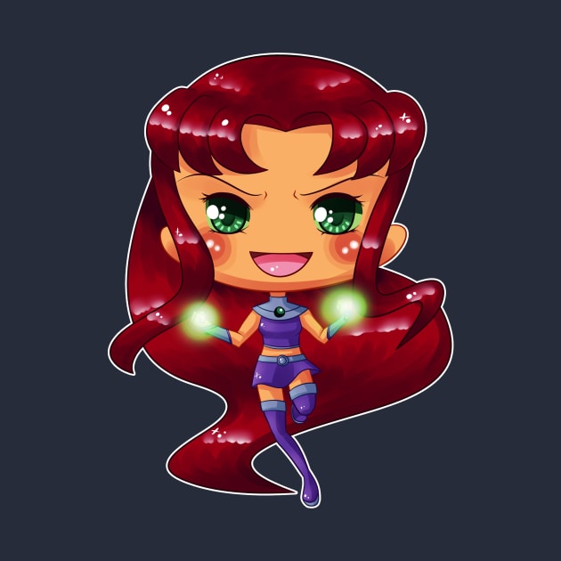 Chibi Starfire by sambeawesome