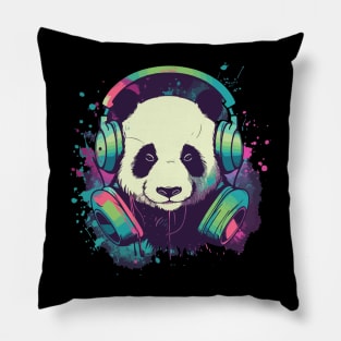 Colorfull Panda Pillow