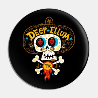 Deep Ellum Calavera! Pin