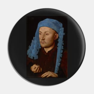 man in a blue turban - Jan van Eyck Pin