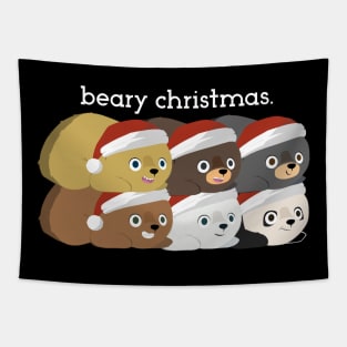 beary christmas. Tapestry