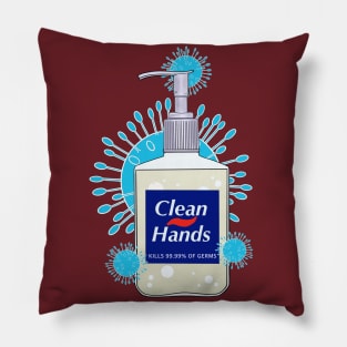 Clean Hands Pillow