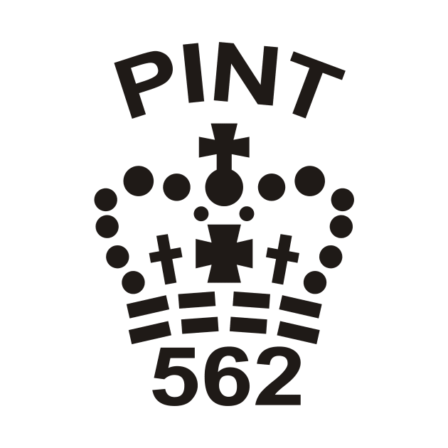 Imperial Pint Measure Symbol by Flabbart