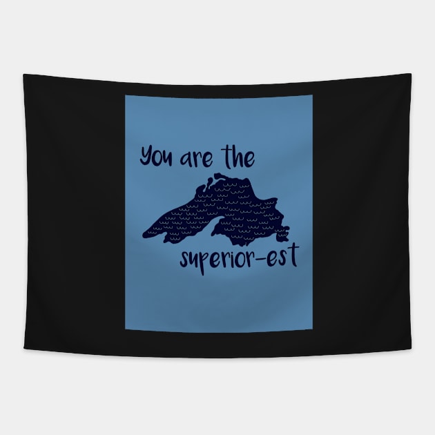 You Are the Superior-Set Tapestry by fiberandgloss