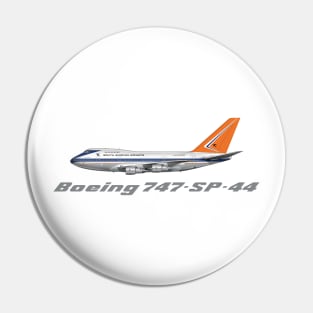 Classic South African Airways 747-SP-44 Pin