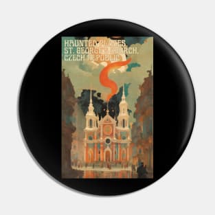 Haunted Places St. George’s Church Czech Republic Pin