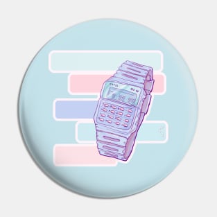 Calculator Watch Pin