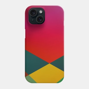 red blue green texture art Phone Case