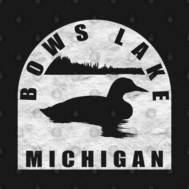 Bows Lake Loon Michigan by BirdsEyeWorks