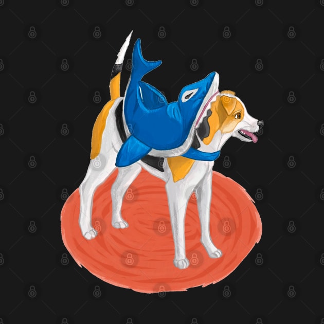 Shark Beagle by the-artsy-park