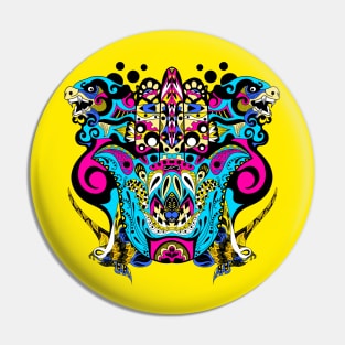 the kaiju mandala in beast of dogs and butterflies madness ecopop Pin