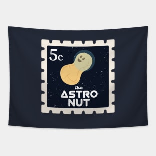 The Astro Nut | Funny Gift Ideas | Space Postage Stamp Tapestry