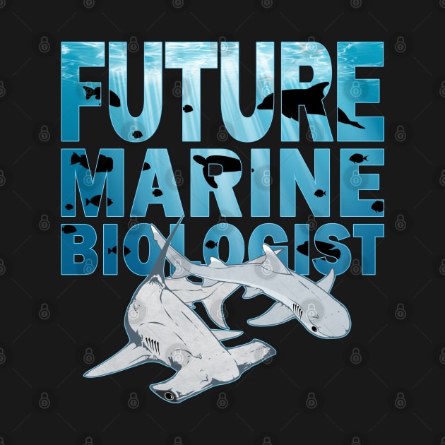 Hammerhead Shark Future Marine Biologist by NicGrayTees