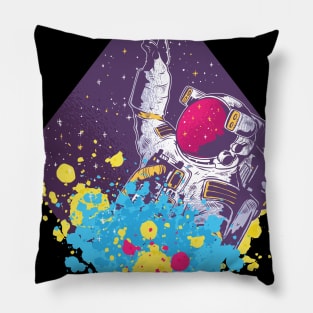 Abstract astronaut Pillow