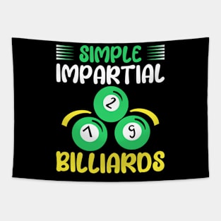 Simple Impartial Billiards I Snooker I Billiard Tapestry