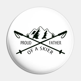 Proud Ski Dad Pin