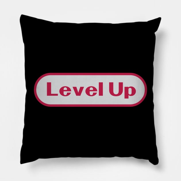 Level Up Pillow by WMKDesign